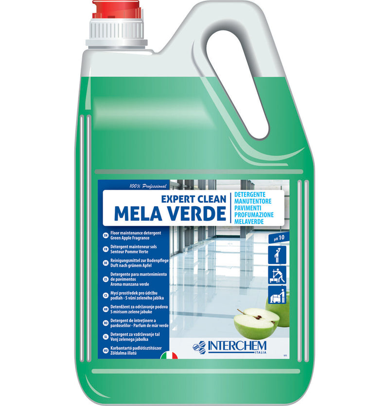 5kg Detergente Expert Clean mela verde Lavapavimenti Interchem