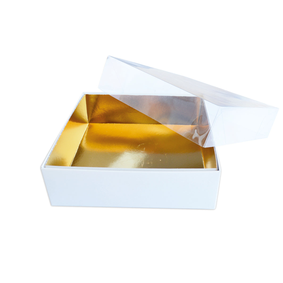 Confezione Da 50 Scatole Porta Salumi In Carta Kraft Con Coperchio Trasparente, 12,7 Cm. Inclusi 50 Fogli Oleati E 60 Adesivi "Thank You". Ideali Per Dessert, Panini E Regali.