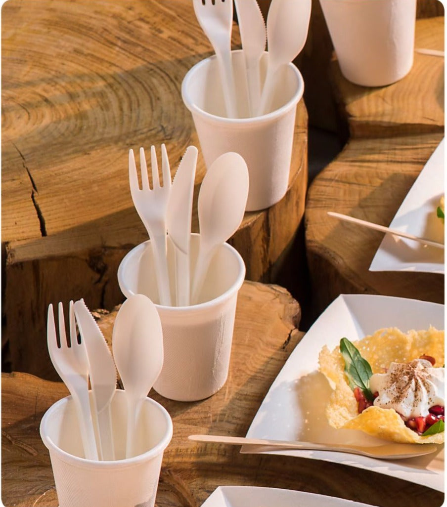 Forchette in CPLA Compostabile 17cm - 50pz