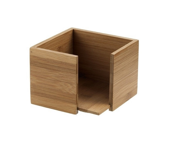 Porta tovaglioli Natural Bamboo 18,6x18,6cm h10