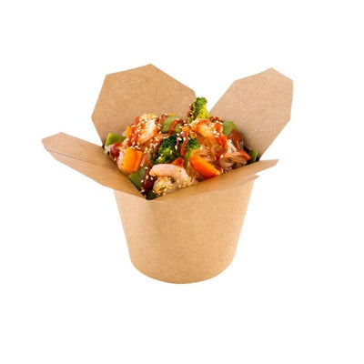 Scatola Noodles Take Away Cartoncino Avana