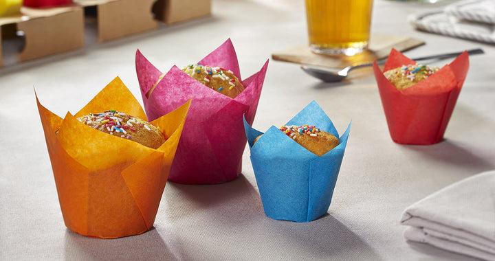 Pirottini Tulipano per muffin  - 5cm